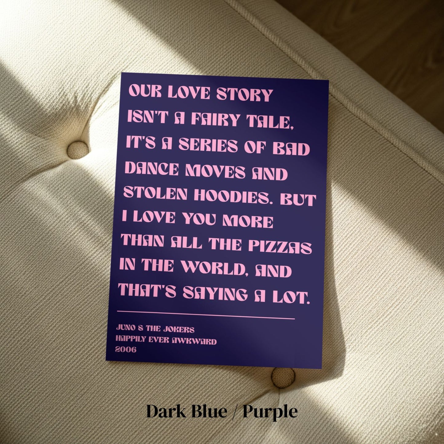 Custom Lyrics Poster