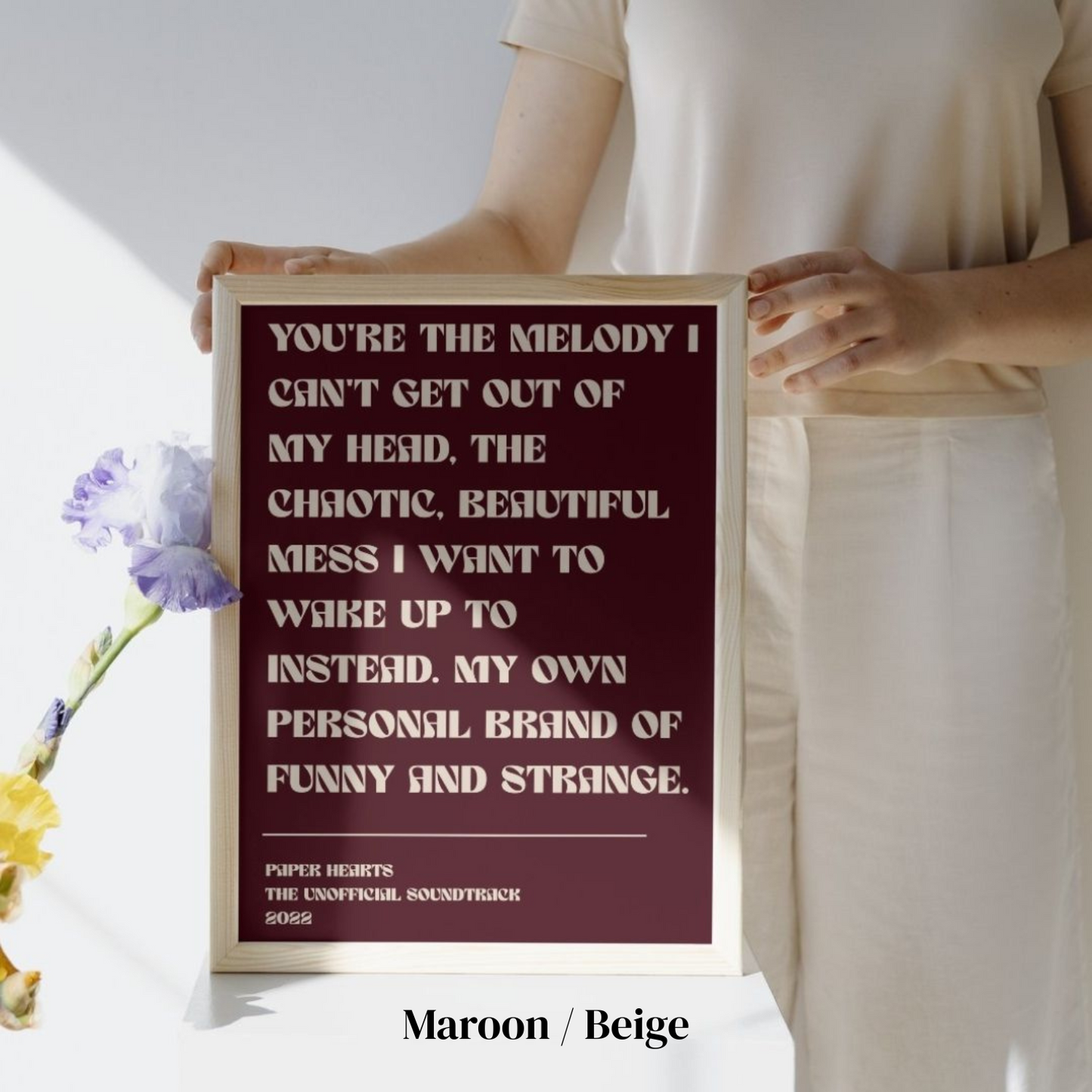 Custom Lyrics Poster