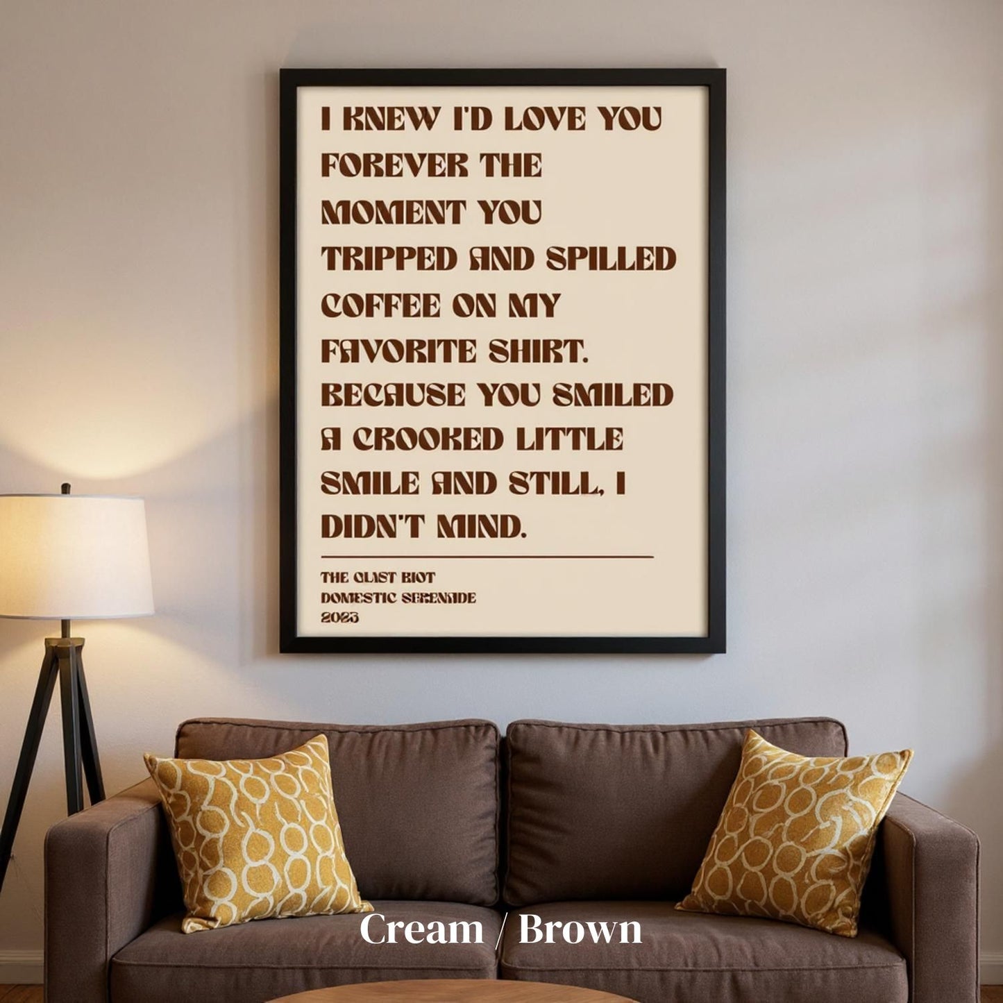 Custom Lyrics Poster