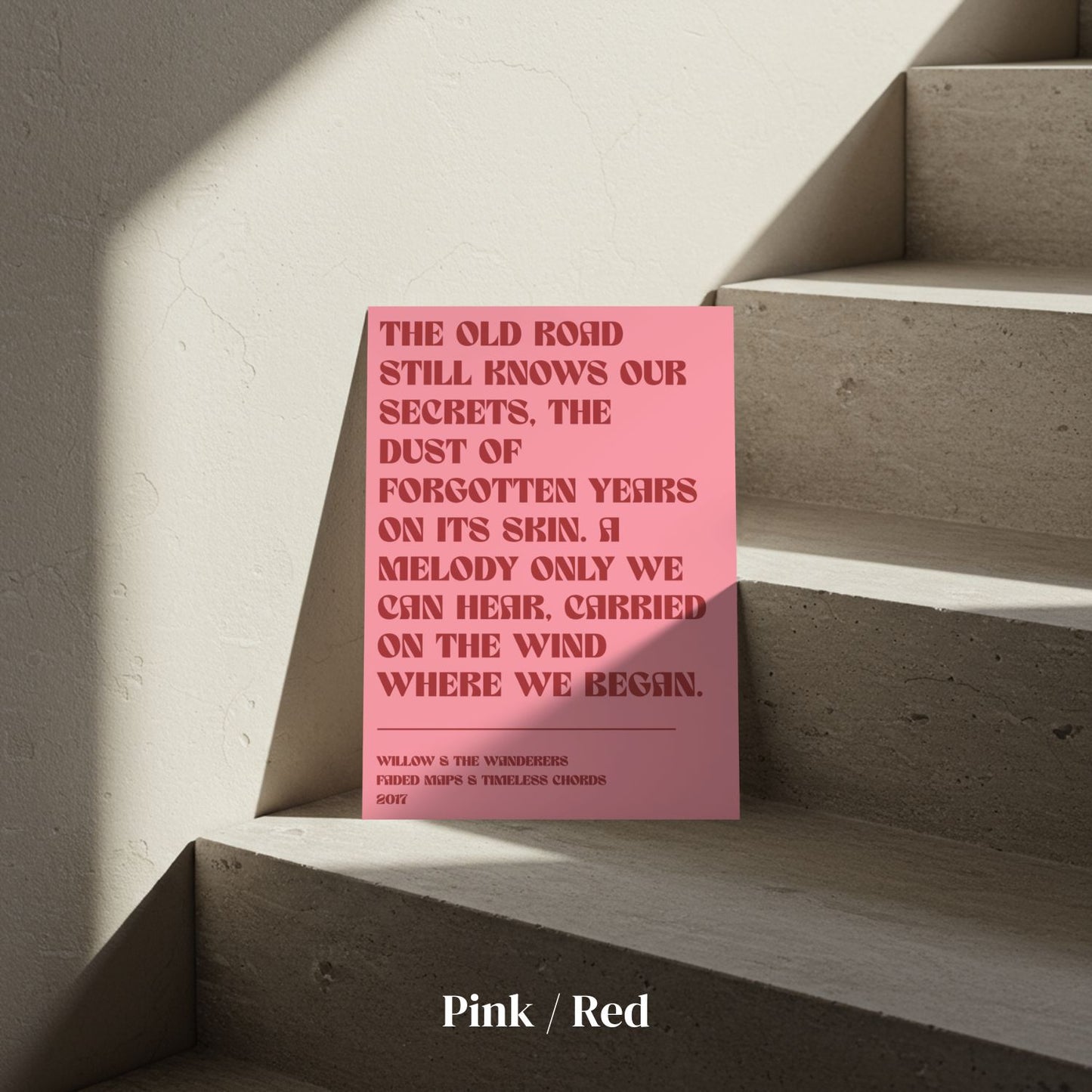 Custom Lyrics Poster