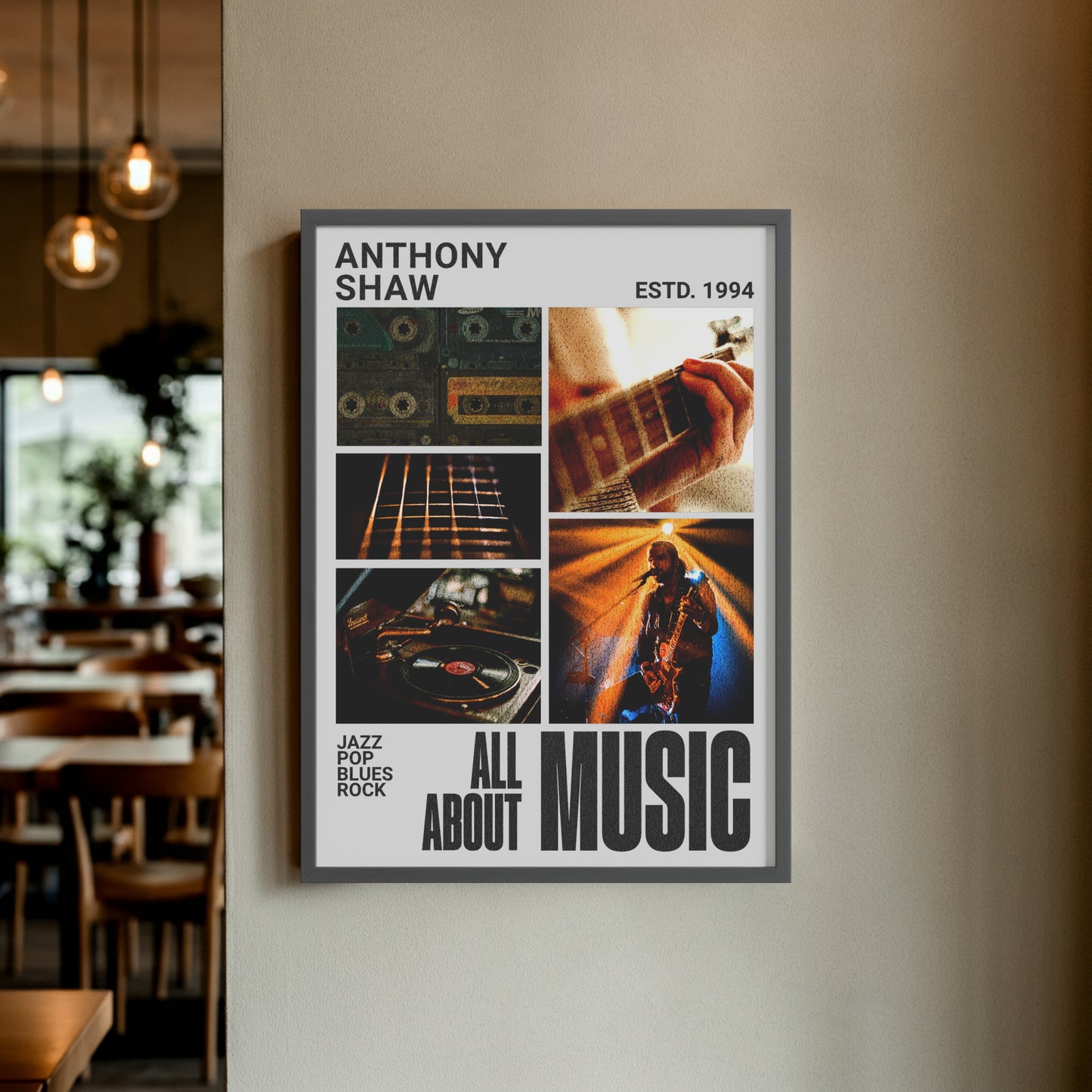 All About Music Personalized Poster