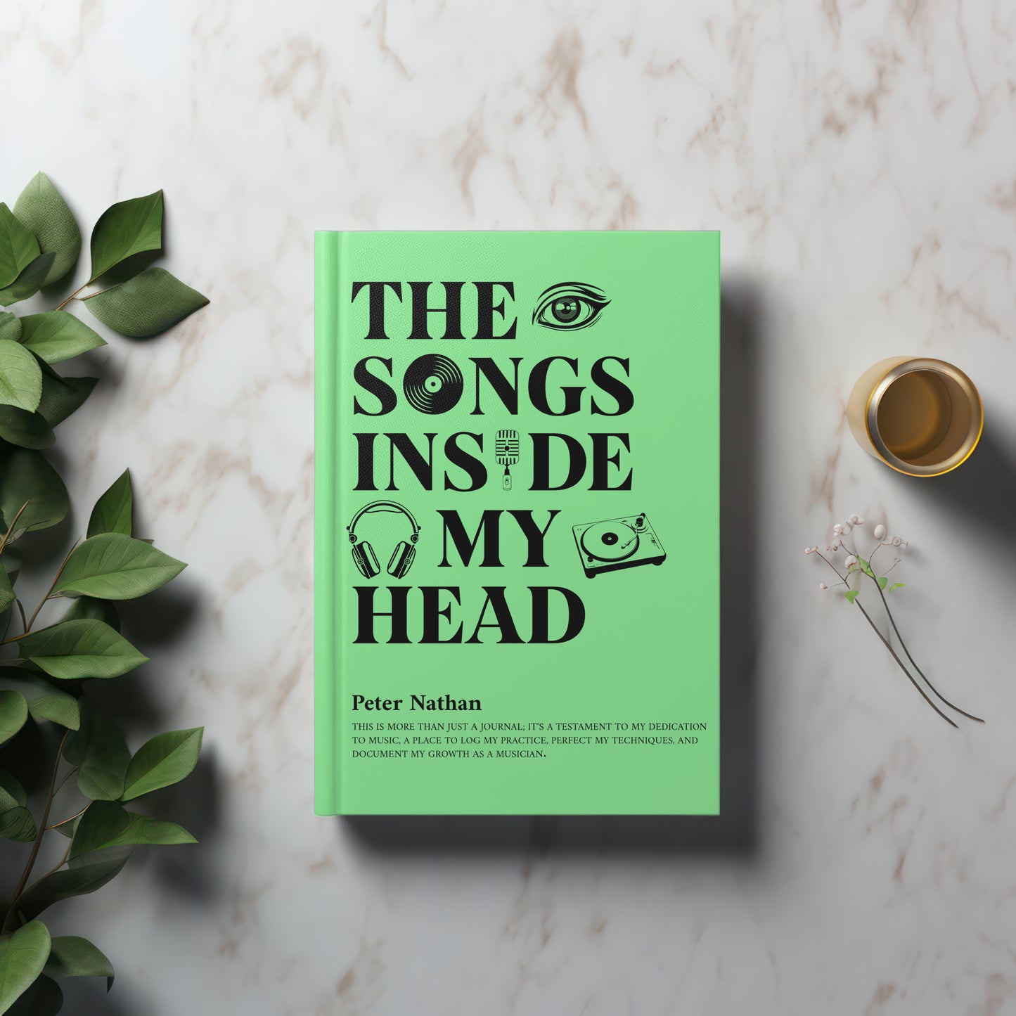 Personalized Musician Hardcover Journal