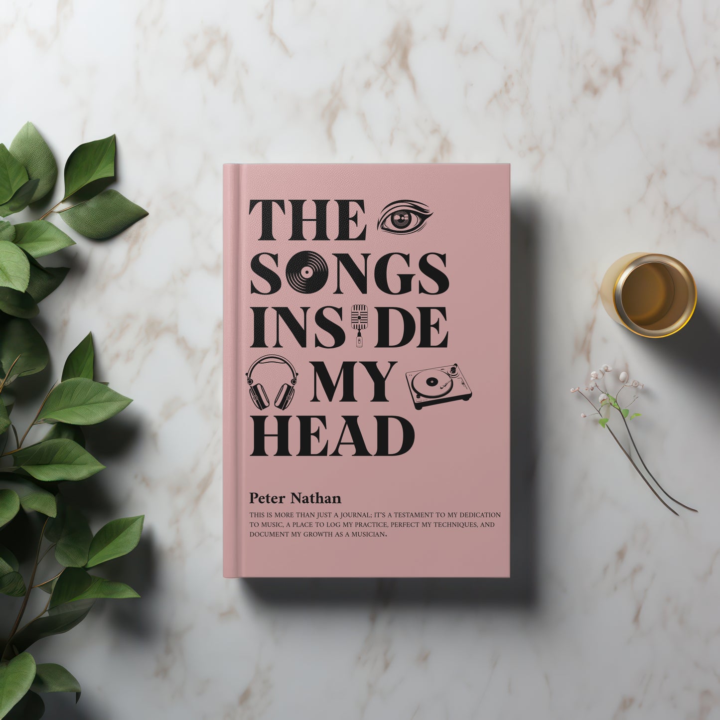 Personalized Musician Hardcover Journal