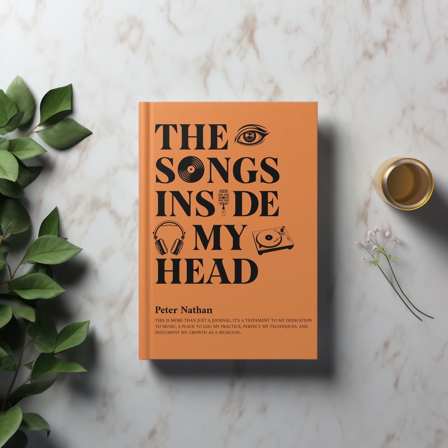 Personalized Musician Hardcover Journal