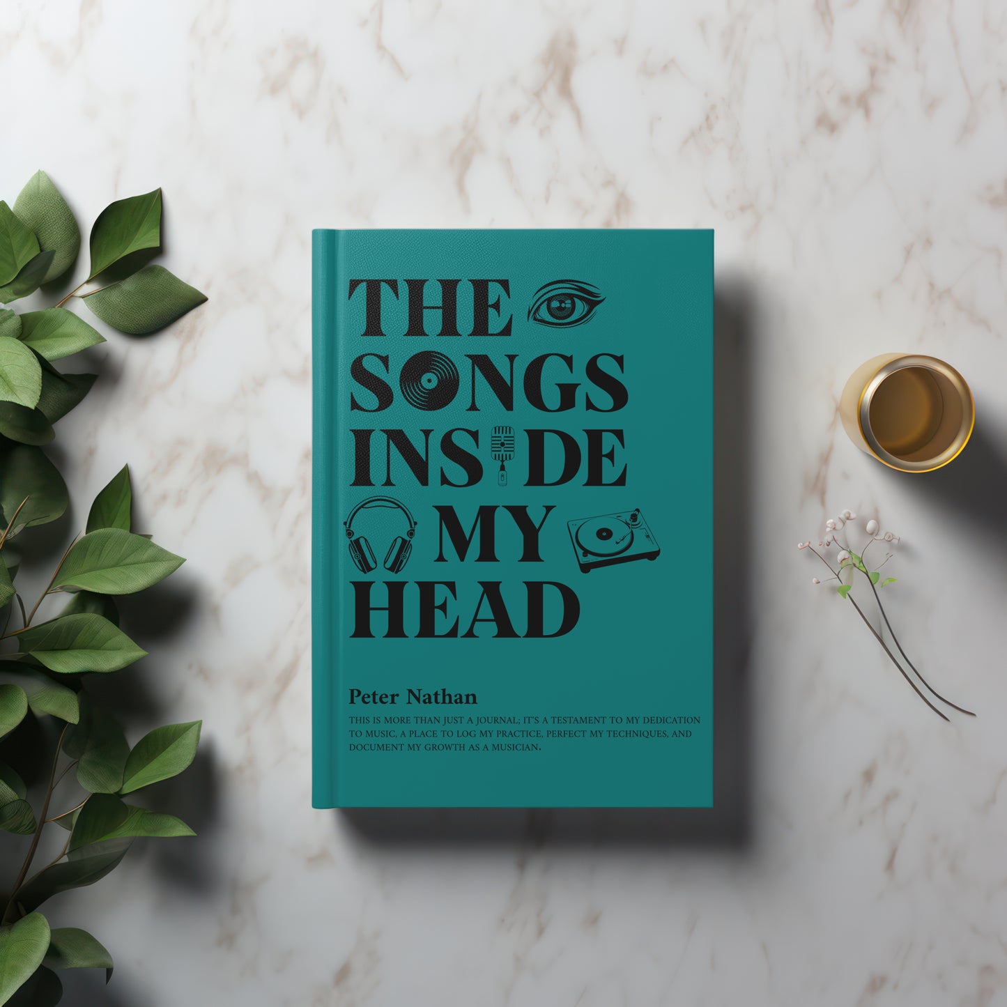 Personalized Musician Hardcover Journal