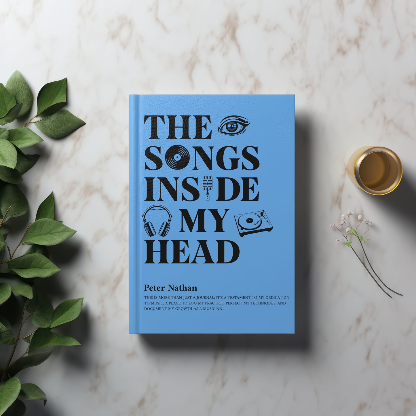 Personalized Musician Hardcover Journal