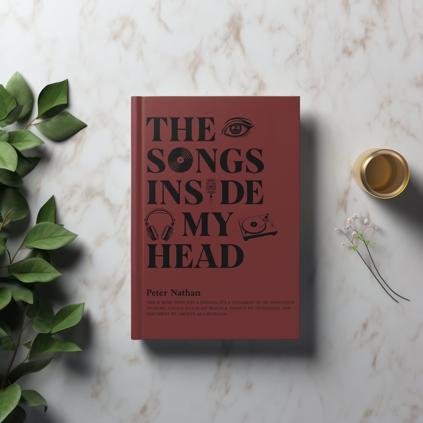 Personalized Musician Hardcover Journal
