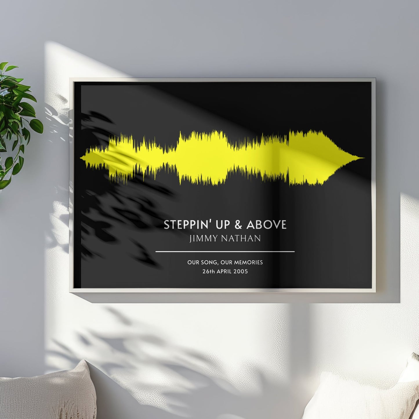 Custom Song Soundwave Art Poster