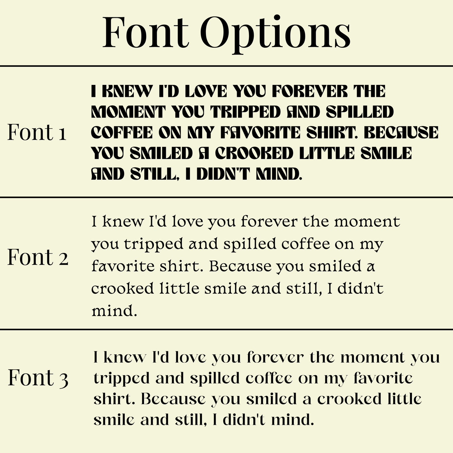 Custom Lyrics Poster