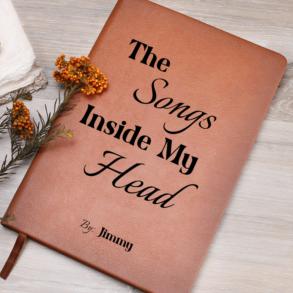 Personalized Musician Leather Journal