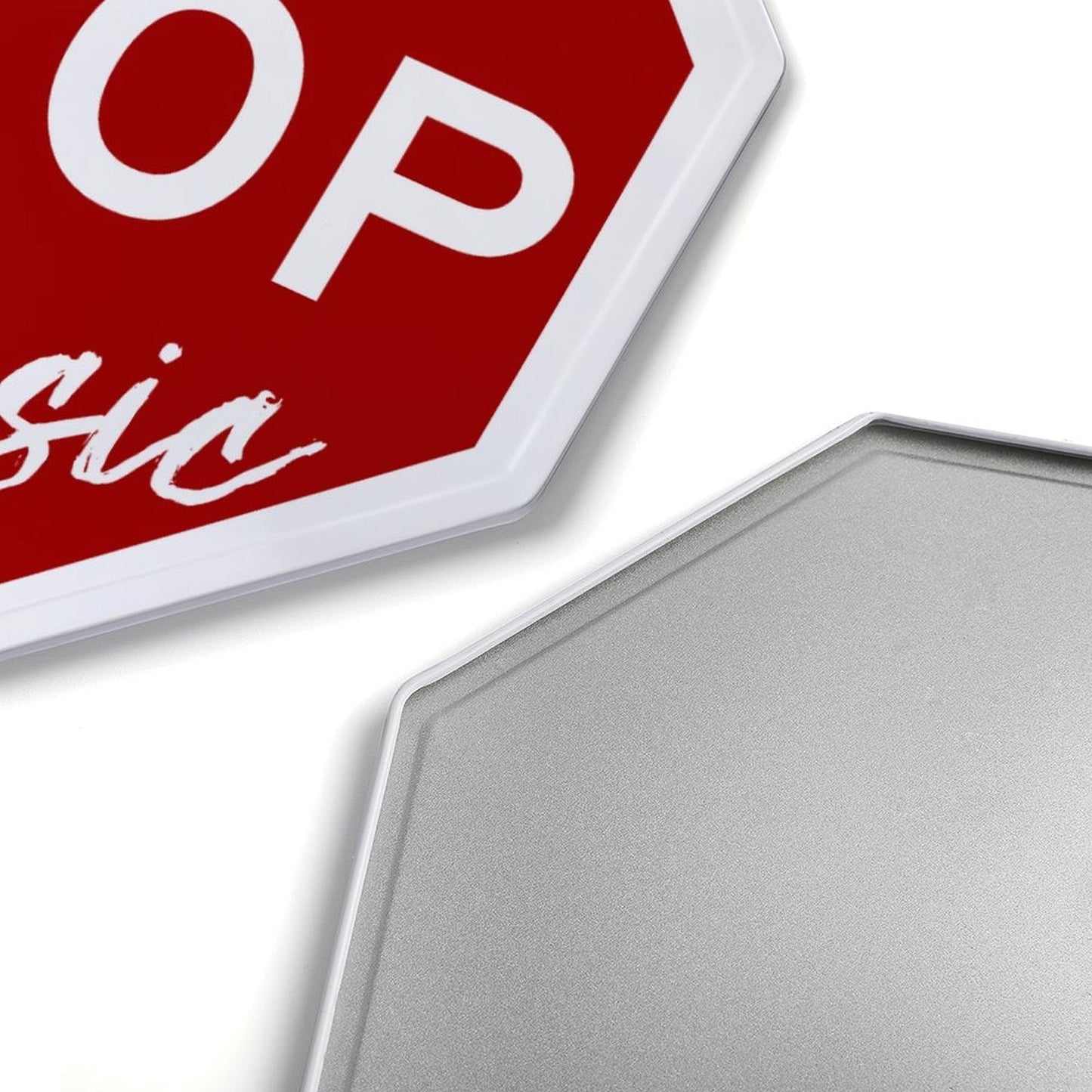Don't Stop The Music Metal Sign | High-Intent Music Decor & Unique Song Poster Wall Art InterestPrint