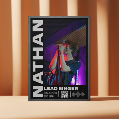 Personalized Musician Social Poster