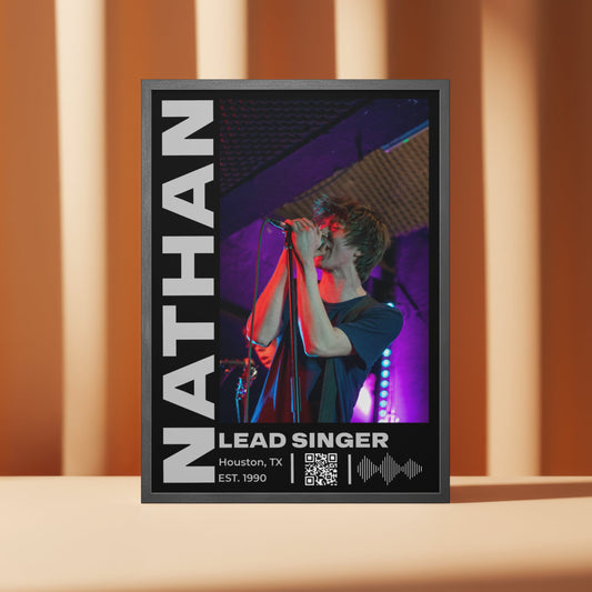 Personalized Musician Social Poster