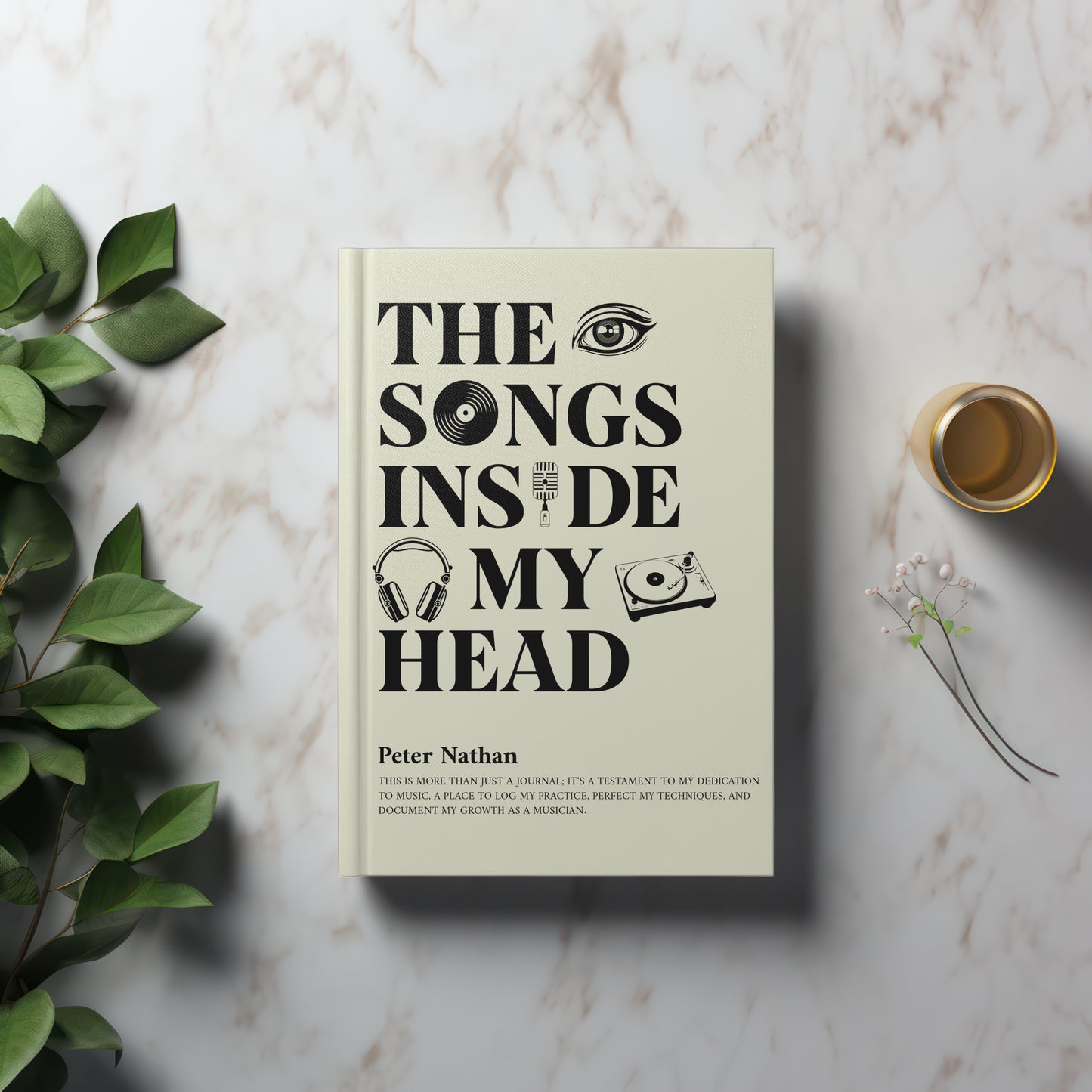 Personalized Musician Hardcover Journal