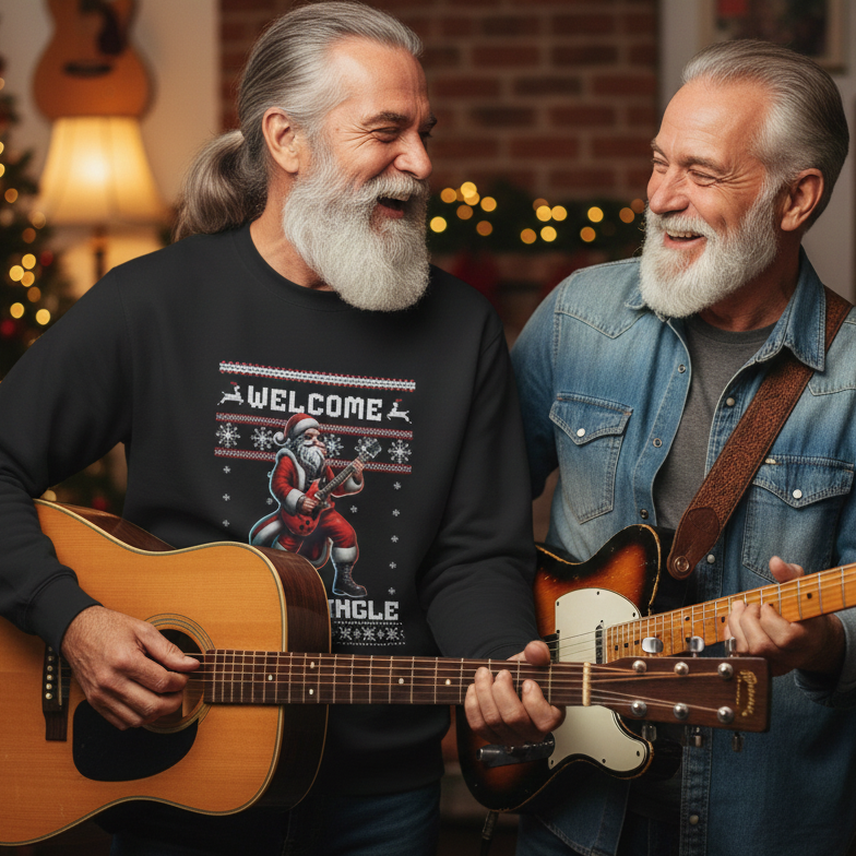 Welcome To The Jingle Guitarist Sweatshirt Musician Fusion