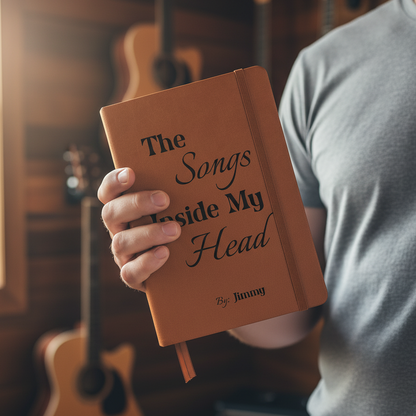 Personalized Musician Leather Journal