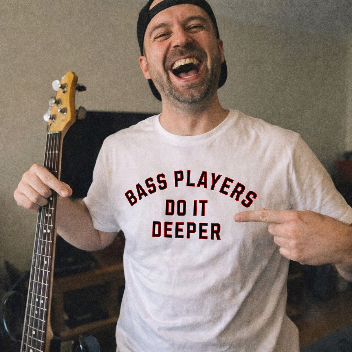 Bass Players Do It Deeper Unisex Shirt