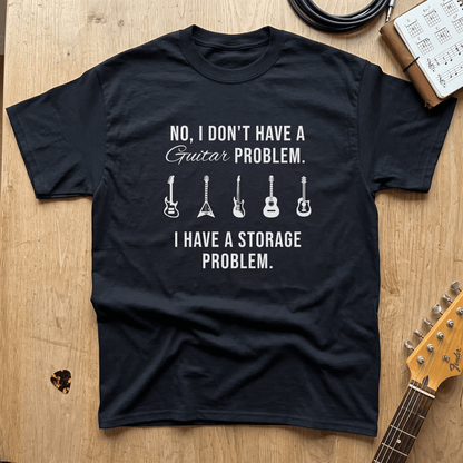 Funny Guitar Shirt for Men Women | "Guitar Storage Problem" Hilarious Gift for Guitar Players