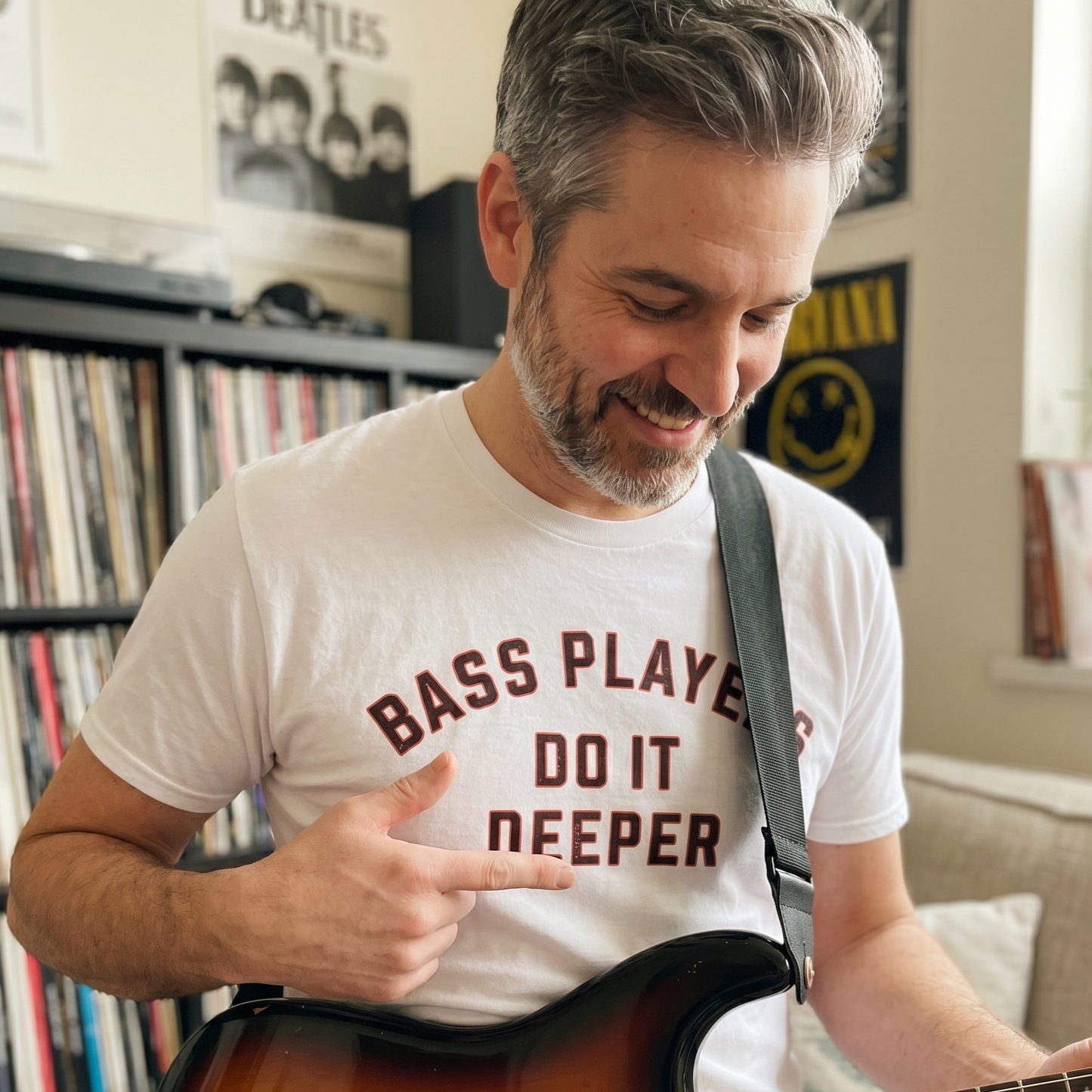 Bass Players Do It Deeper Unisex Shirt