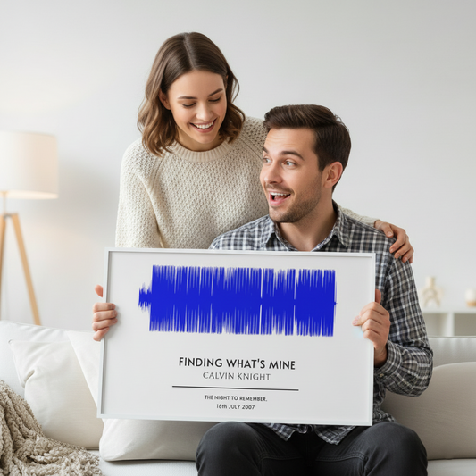 Custom Soundwave Art Poster Musician Fusion