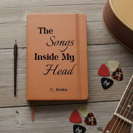 Personalized Musician Leather Journal