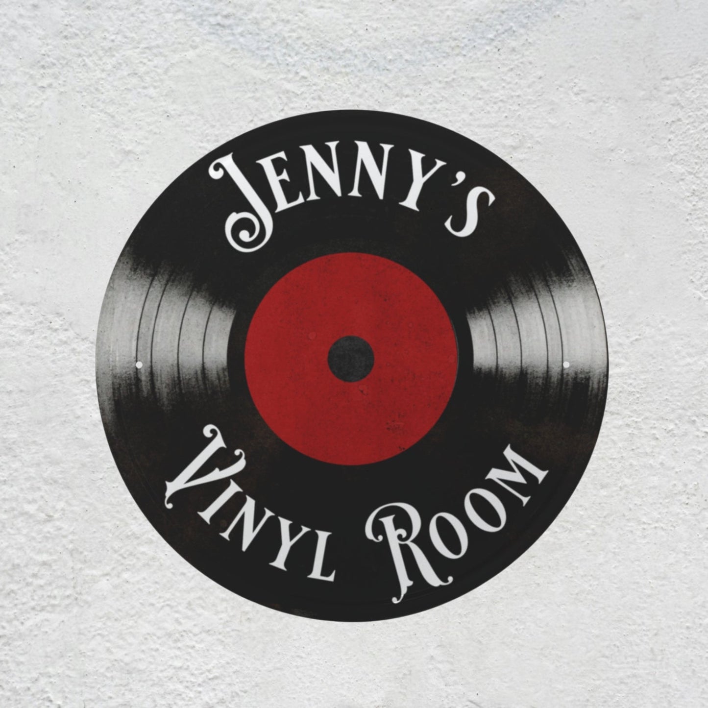 Custom Vinyl Record Metal Sign | Personalized Music Room Decor & Unique Gifts for Vinyl Lovers Musician Fusion