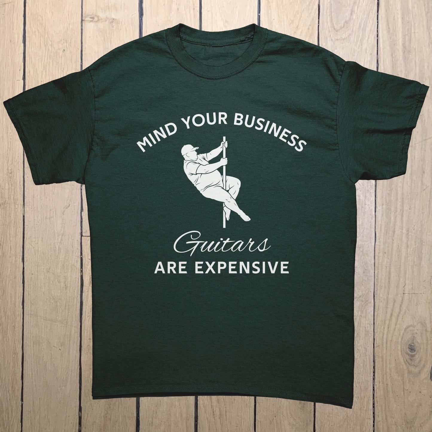 Funny Guitarist T-Shirt | "Guitars Are Expensive" Hilarious Pole Dance Gift for Guitar Players