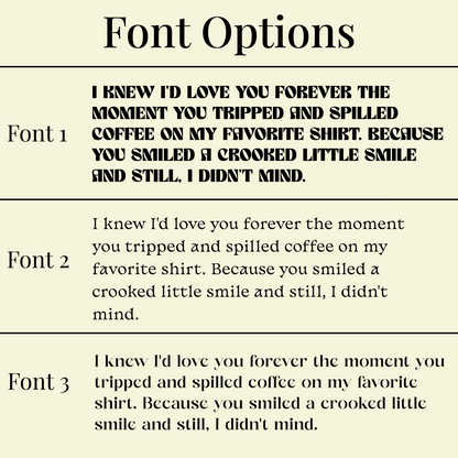 Custom Lyrics Poster