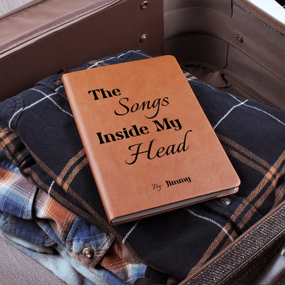 Personalized Musician Leather Journal