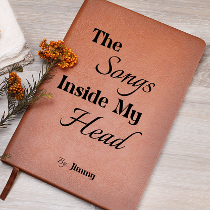 Personalized Musician Leather Journal