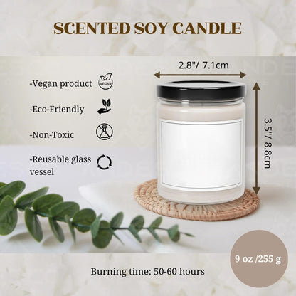 Custom Badass Guitarist Scented Candle